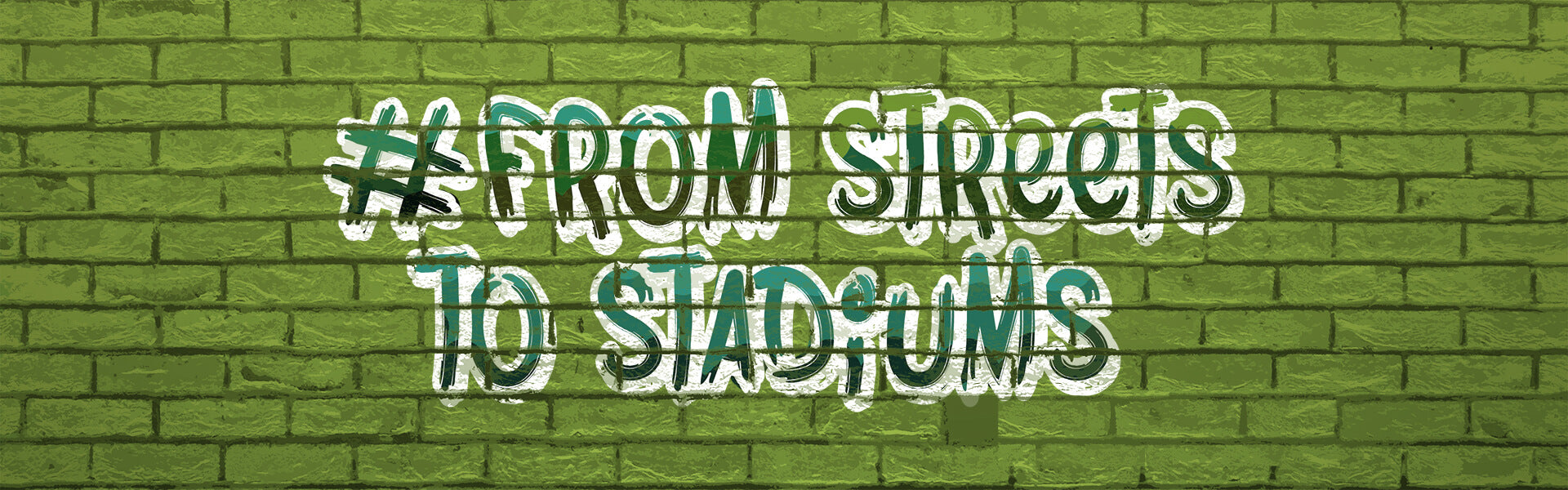 Grassroots Shop, From Streets to Stadium, Desktop Banner